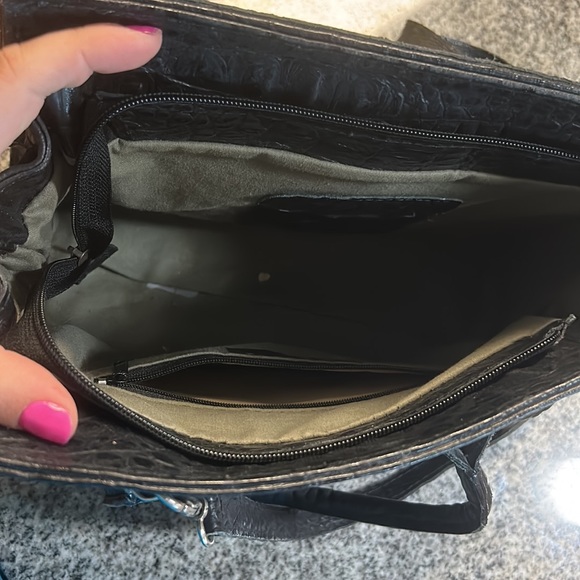 Black Leather Handbag - Picture 3 of 3